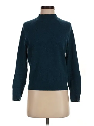 Pre-owned Everlane Cashmere Pullover Sweater In Teal