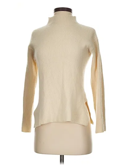 Pre-owned Everlane Cashmere Pullover Sweater In White