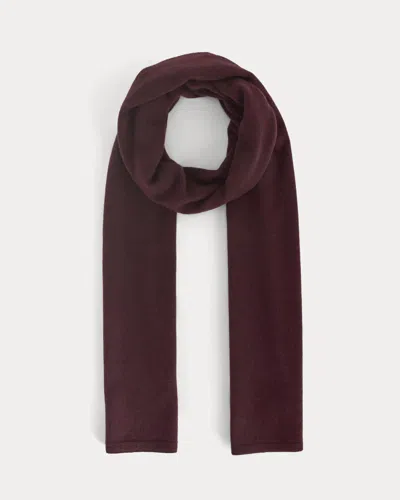 Everlane Cashmere Scarf In Wine In Burgundy