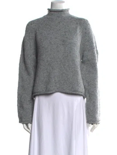 Pre-owned Everlane Cashmere Turtleneck Sweater In Grey
