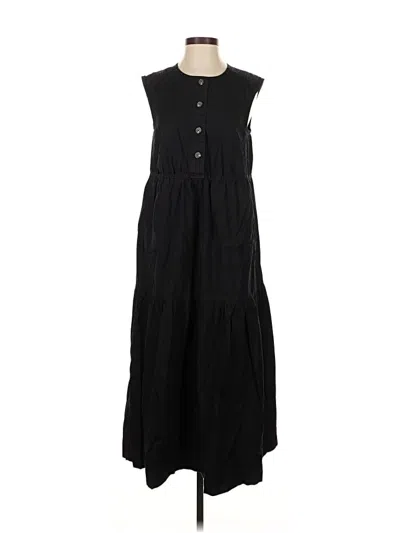 Pre-owned Everlane Casual Dress In Black