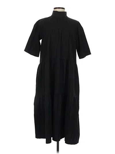 Pre-owned Everlane Casual Dress In Black