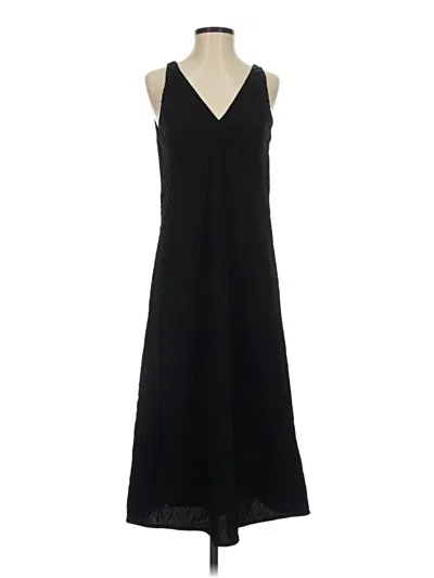 Pre-owned Everlane Casual Dress In Black