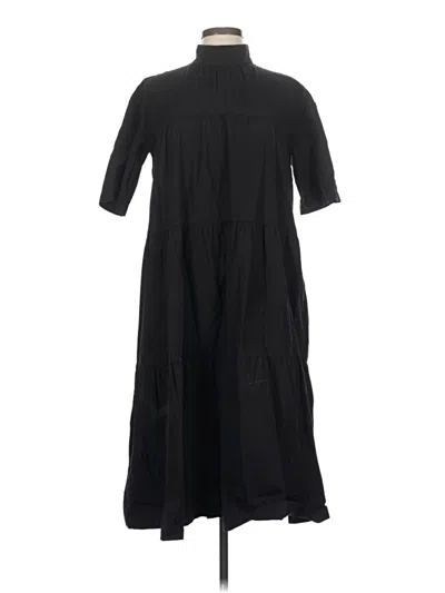 Pre-owned Everlane Casual Dress In Black