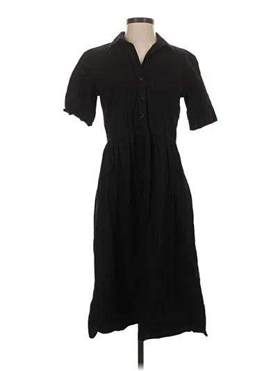 Pre-owned Everlane Casual Dress In Black