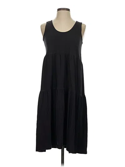 Pre-owned Everlane Casual Dress In Black