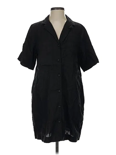 Pre-owned Everlane Casual Dress In Black