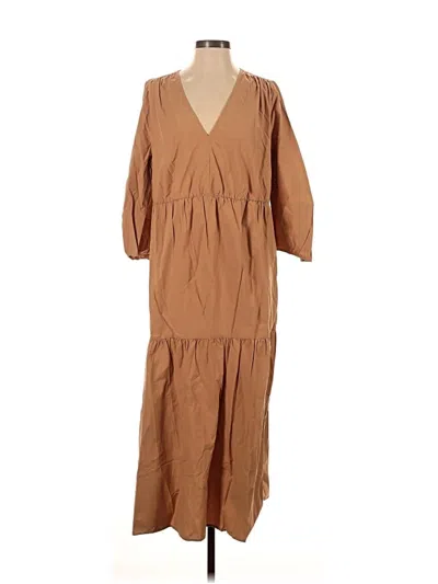 Pre-owned Everlane Casual Dress In Brown