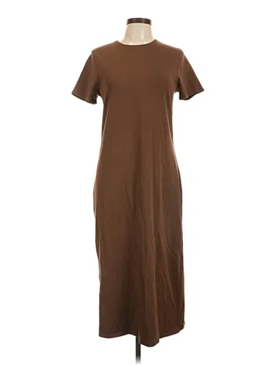 Pre-owned Everlane Casual Dress In Brown