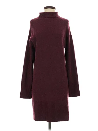 Pre-owned Everlane Casual Dress In Burgundy