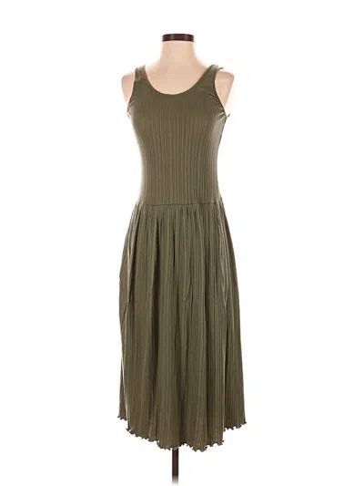 Pre-owned Everlane Casual Dress In Green