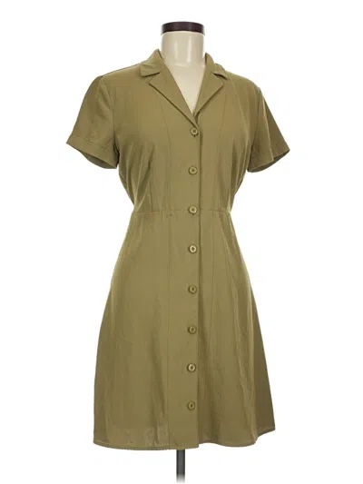 Pre-owned Everlane Casual Dress In Green