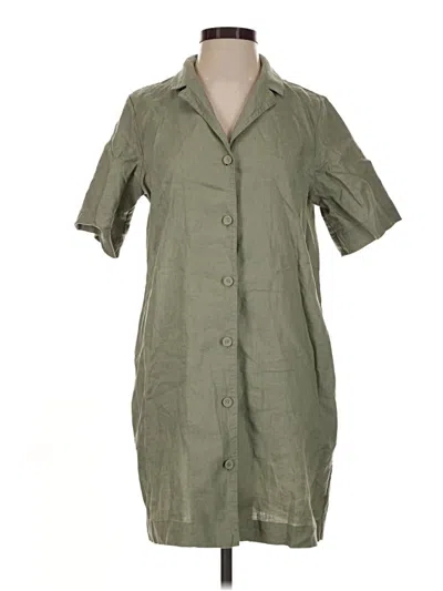 Pre-owned Everlane Casual Dress In Green