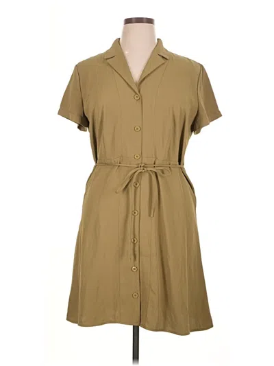 Pre-owned Everlane Casual Dress In Tan
