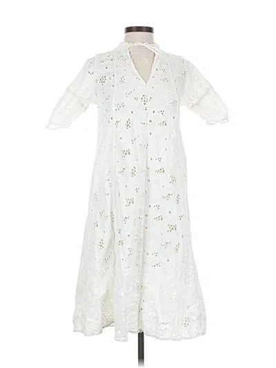 Pre-owned Everlane Casual Dress In White