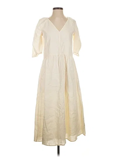 Pre-owned Everlane Casual Dress In White