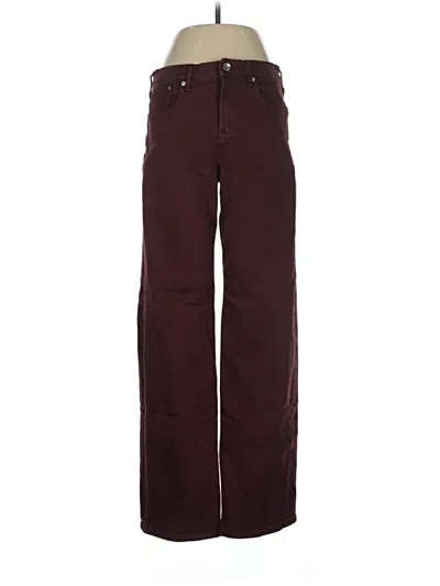Pre-owned Everlane Casual Pants In Burgundy