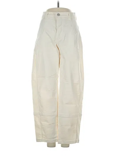 Pre-owned Everlane Casual Pants In Ivory