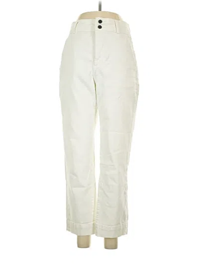 Pre-owned Everlane Casual Pants In Ivory