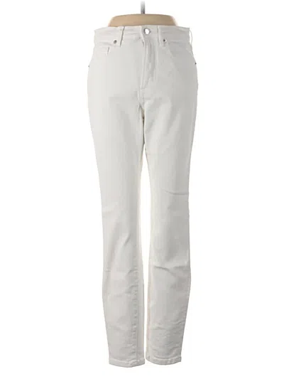 Pre-owned Everlane Casual Pants In Ivory