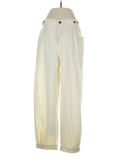 Pre-owned Everlane Casual Pants In Ivory