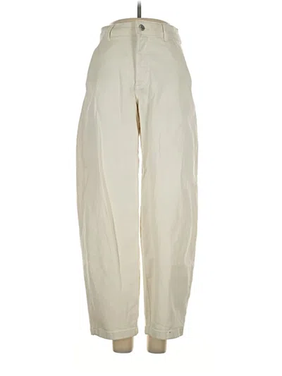 Pre-owned Everlane Casual Pants In Ivory
