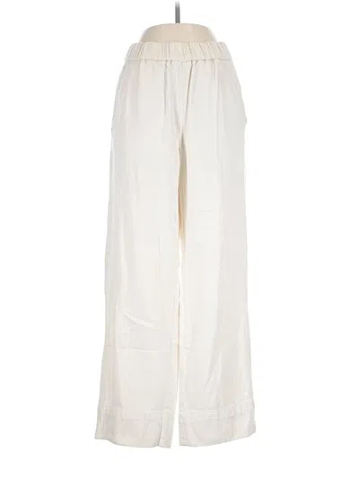 Pre-owned Everlane Casual Pants In Ivory