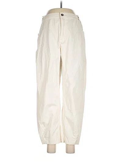 Pre-owned Everlane Casual Pants In Ivory