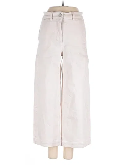 Pre-owned Everlane Casual Pants In Ivory
