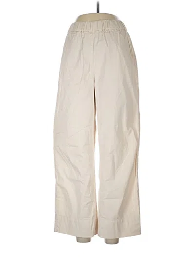 Pre-owned Everlane Casual Pants In Ivory