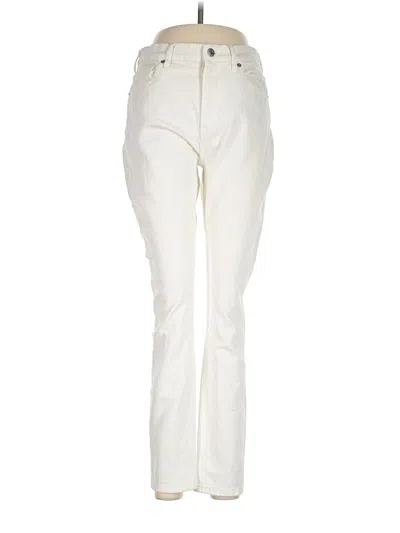 Pre-owned Everlane Casual Pants In Ivory