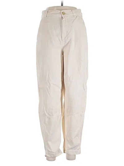 Pre-owned Everlane Casual Pants In Ivory