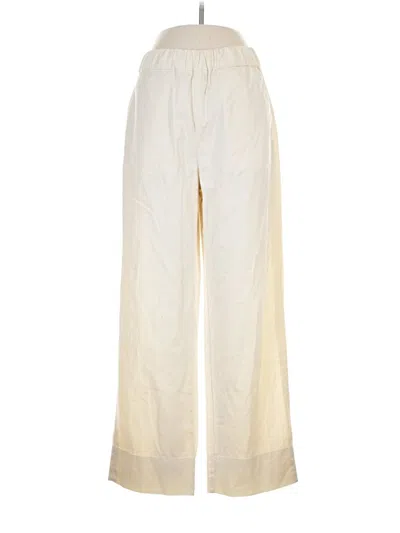 Pre-owned Everlane Casual Pants In Ivory