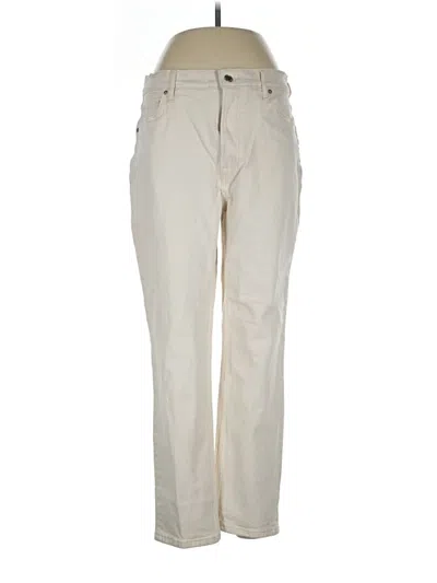 Pre-owned Everlane Casual Pants In Ivory
