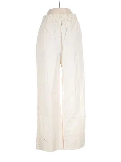 Pre-owned Everlane Casual Pants In Ivory
