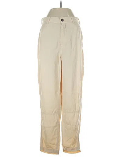 Pre-owned Everlane Casual Pants In Ivory