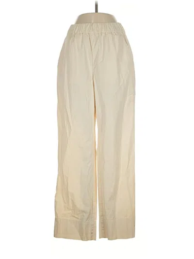 Pre-owned Everlane Casual Pants In Ivory
