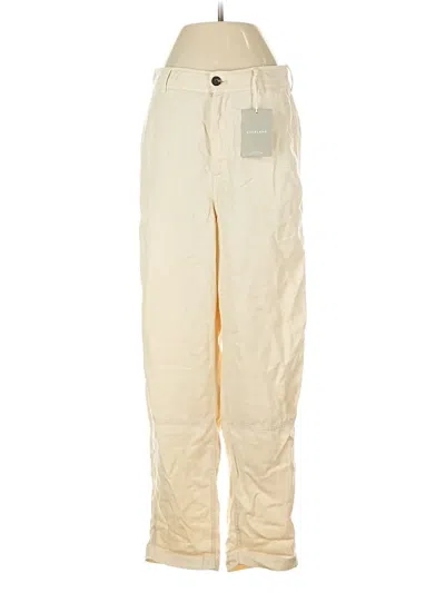 Pre-owned Everlane Casual Pants In White