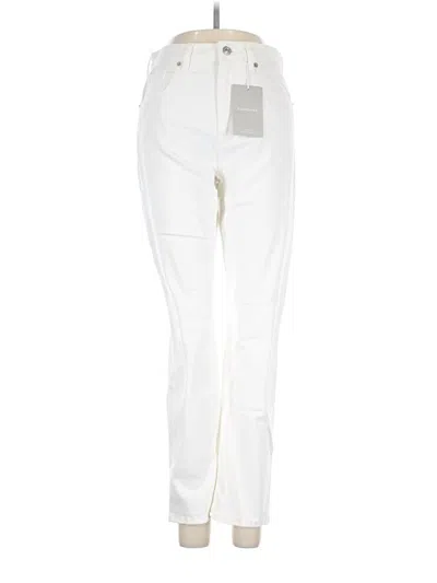 Pre-owned Everlane Casual Pants In White