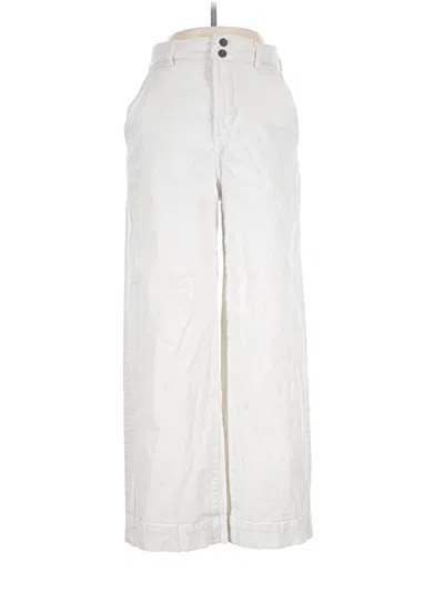 Pre-owned Everlane Casual Pants In White