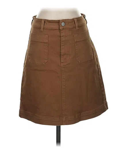 Pre-owned Everlane Casual Skirt In Brown