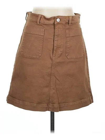 Pre-owned Everlane Casual Skirt In Brown