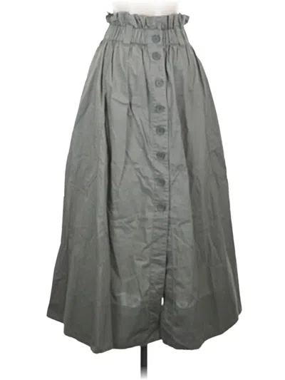 Pre-owned Everlane Casual Skirt In Gray