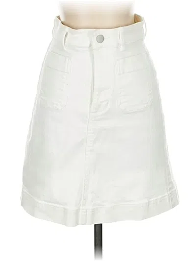 Pre-owned Everlane Casual Skirt In White