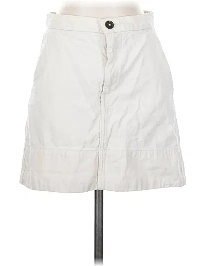 Pre-owned Everlane Casual Skirt In White