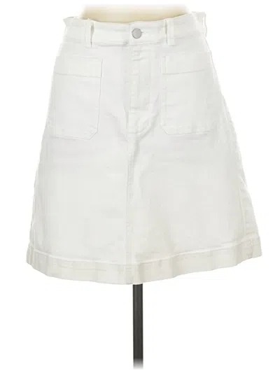 Pre-owned Everlane Casual Skirt In White