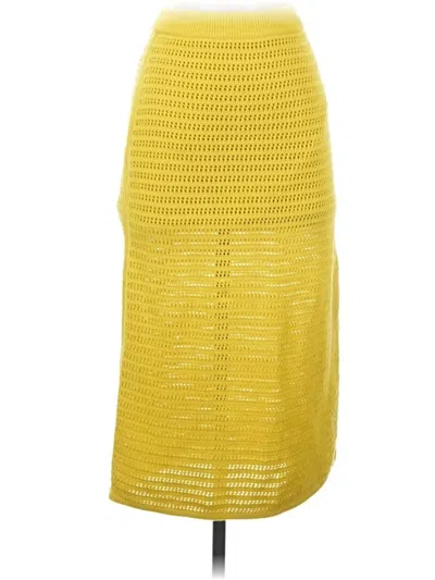 Pre-owned Everlane Casual Skirt In Yellow