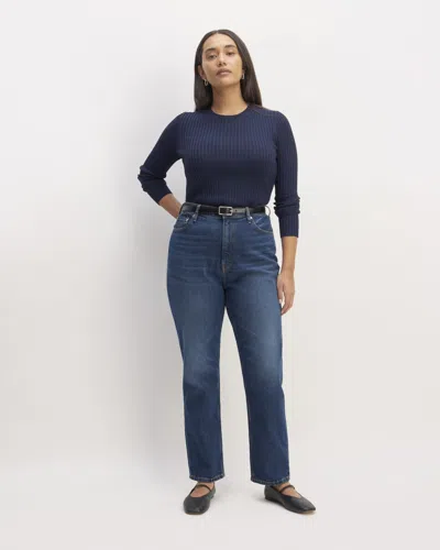 Everlane Cheeky Hourglass Jean | 28.5" Inseam In Vintage Dark In Blue