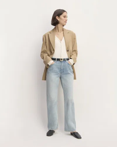 Everlane Cheeky Straight Jean In Weathered Beach In Brown