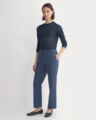 Everlane Cigarette Pant In Navy In Blue